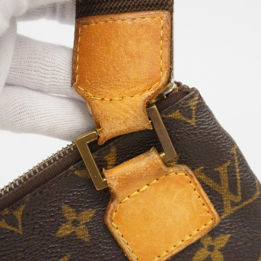LOUIS VUITTON Authentic Brown Monogram Pochette Shoulder Bag - Picture 10 of 14